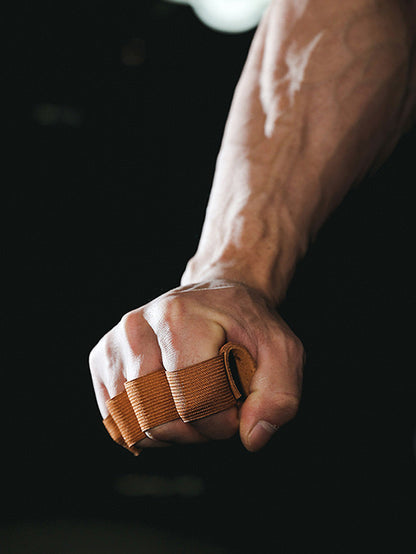 Leather Finger Grips Pads(Pair)