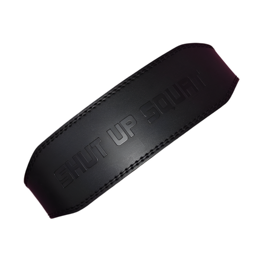 SHUT UP & SQUAT - Leather Lifting Belt