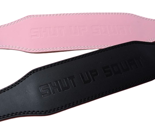 SHUT UP & SQUAT - Leather Lifting Belt