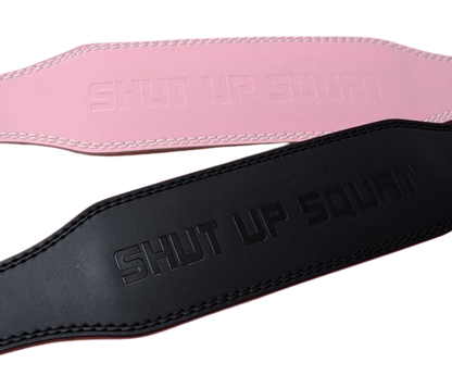 SHUT UP & SQUAT - Leather Lifting Belt